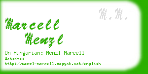 marcell menzl business card